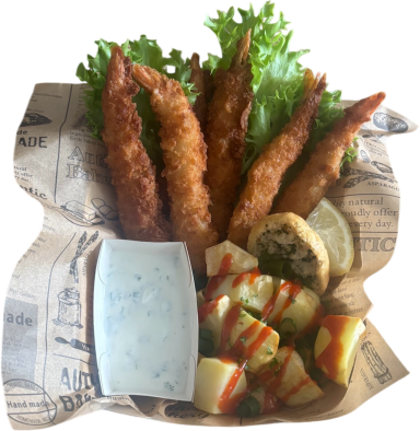 Gambas con Aioli Tapas
